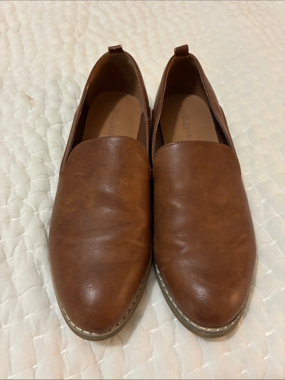 Indigo Women's Brown Leather Loafers